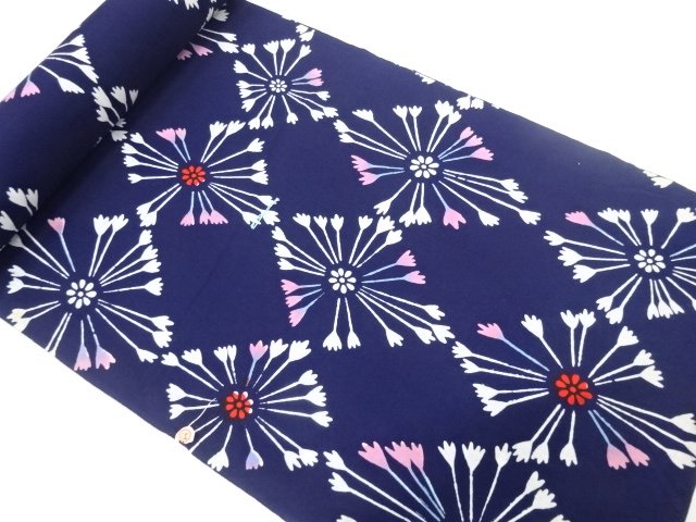 JAPANESE KIMONO / ANTIQUE BOLT FOR YUKATA / COTTON